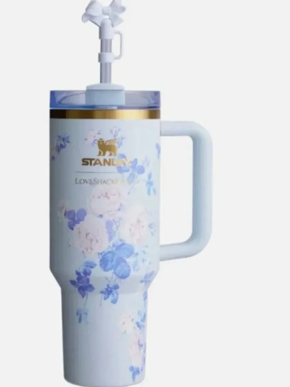 STANLEY 40 OZ FLORAL BLUE LOVESHACKFANCY